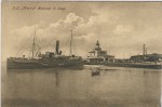Pocztówki z Danii – port w Stege na wyspie Mon  